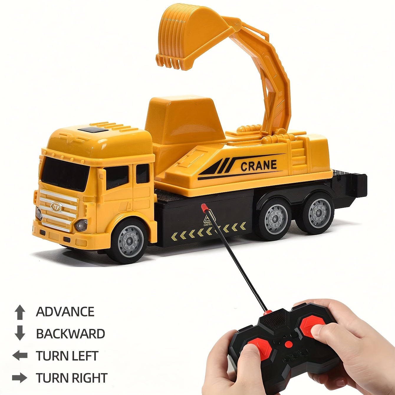Claw Crane Machine - Remote Control Construction Vehicles Toy, RC