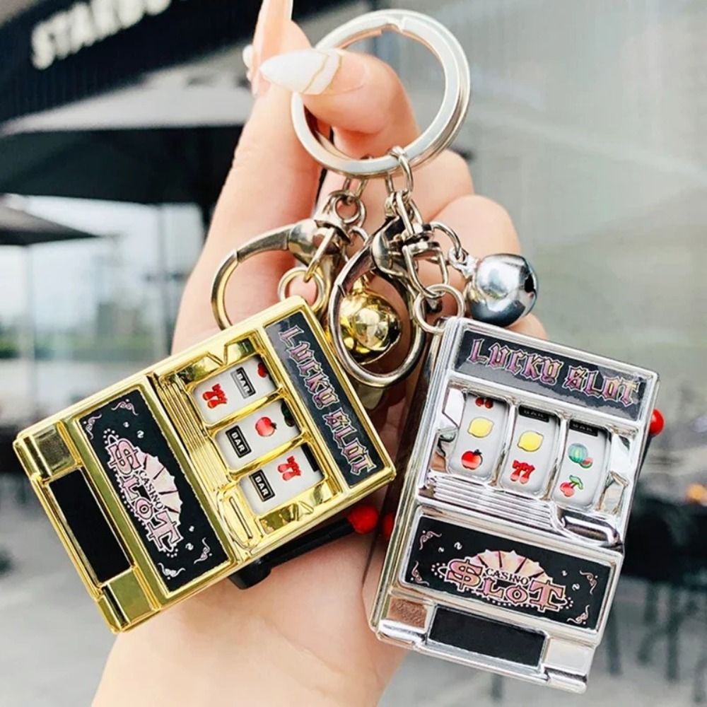 Fruit Slot Machine - Mini Fruit Slot Machine Keychain Lucky