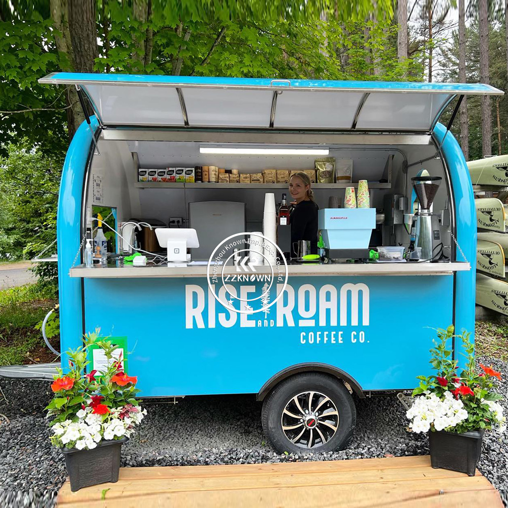 Hot Dog Vending Cart - Custom Catering Trailer Mobile Bar Truck