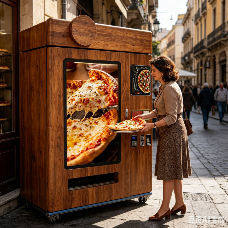 Commercial Vending Machine - Reliable 24 7 Self Service Pizza