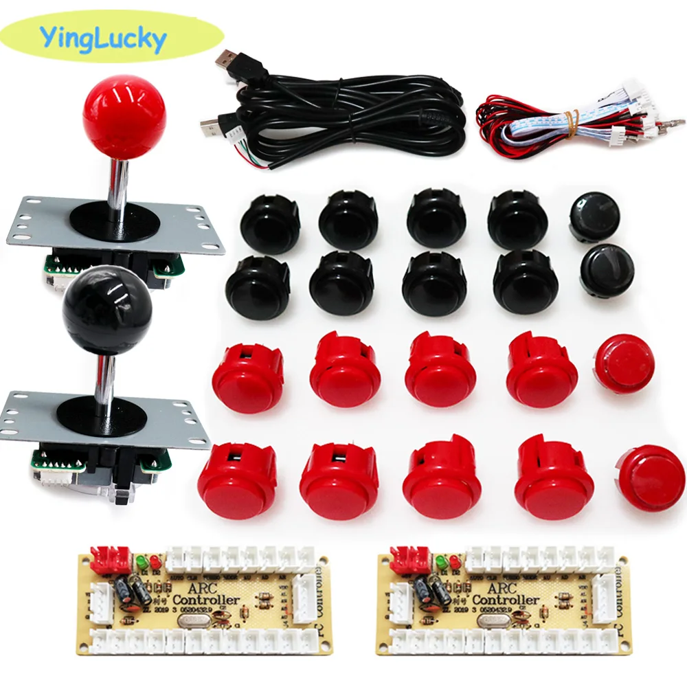 Arcade 2 Player Zero Delay Kit - огляд і ціна Arcade Button Pcb