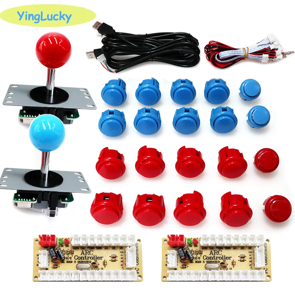 Arcade 2 Player Zero Delay Kit - огляд і ціна Arcade Button Pcb