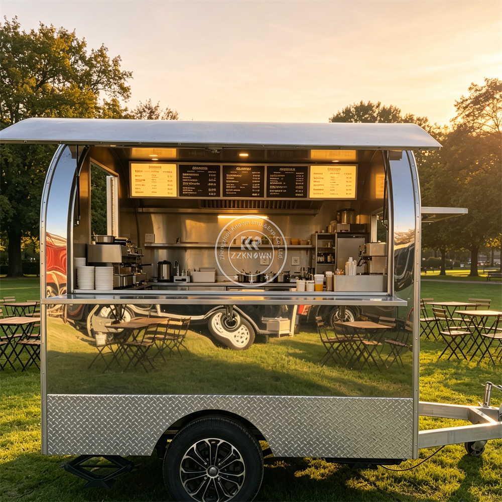 Concession Food Trailer Mobile - огляд і ціна Hot Dog Vending Cart