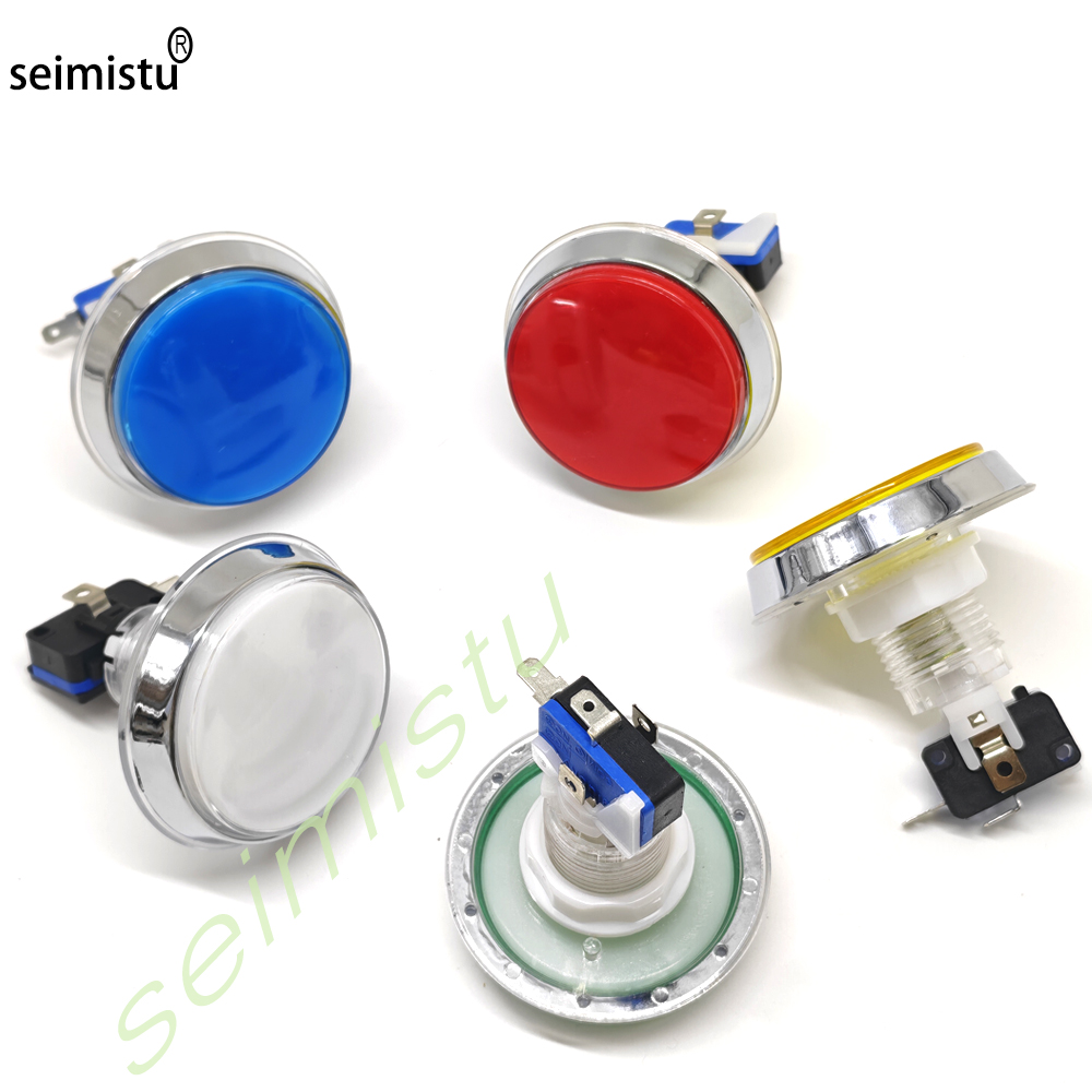 60mm Chrome 12V Flat Arcade LE - огляд і ціна Arcade And Vending
