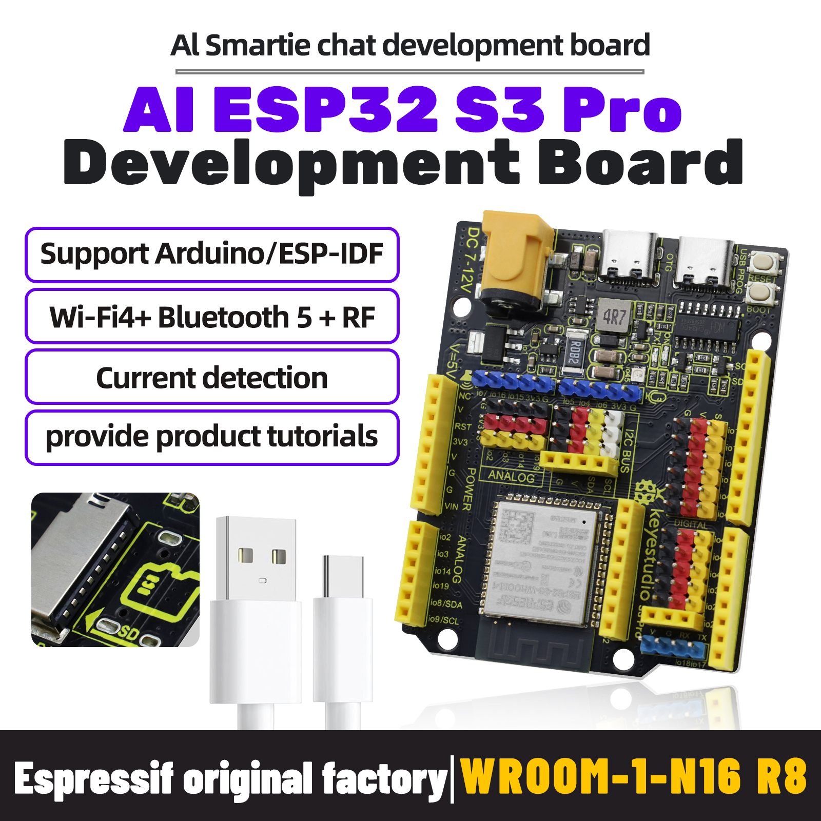 Kidsbits AI ESP32 S3 Pro Devel - огляд і ціна Arduino Vending Machine Project