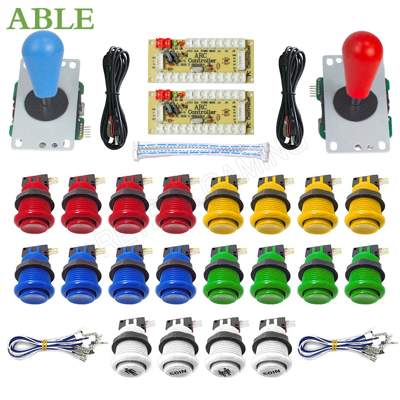 Arcade 2 Player Zero Delay Kit - огляд і ціна Arcade Button Pcb