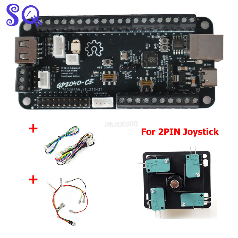 Advanced Breakout Board GP2040 - огляд і ціна Arcade Button Pcb