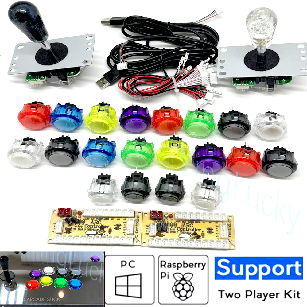 2 Player Arcade kit Copy Sanwa - огляд і ціна Arcade Button Pcb
