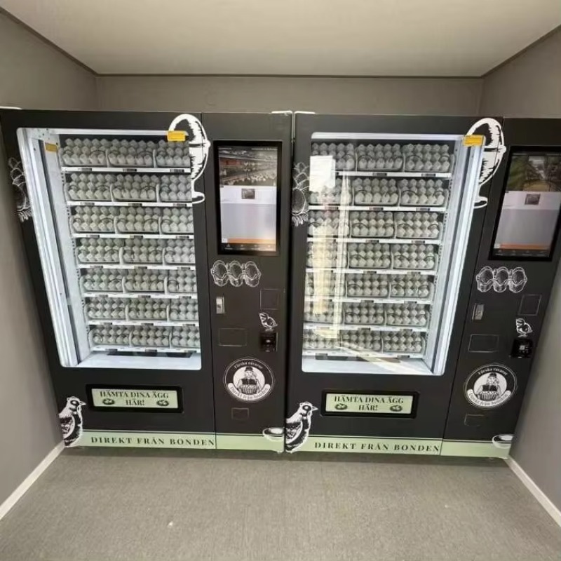Automatic  Fresh Egg Dispenser - огляд і ціна Vending Machine Qr Code
