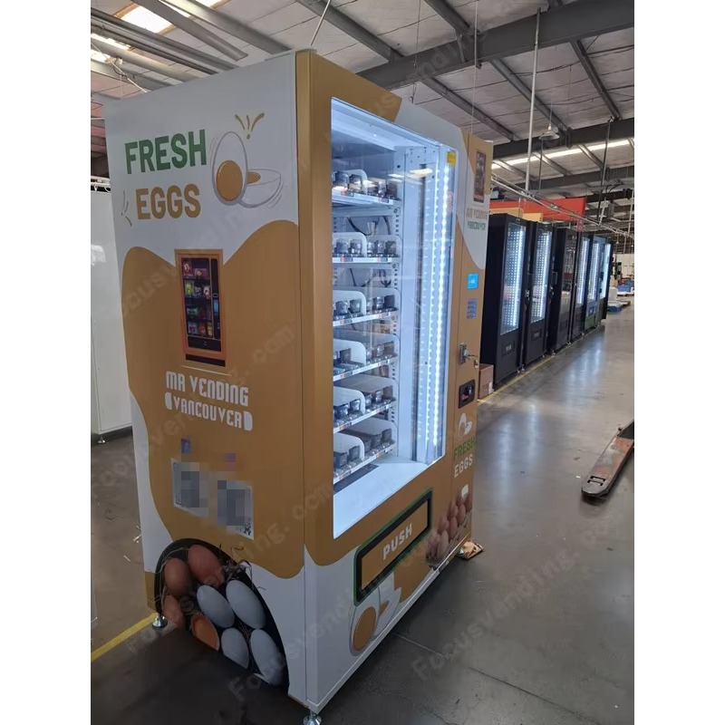 Automatic  Fresh Egg Dispenser - огляд і ціна Vending Machine Qr Code