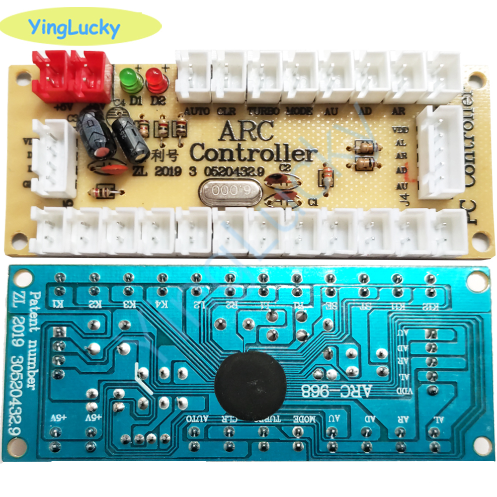 2 players Zero Delay Arcade US - огляд і ціна Arcade Button Pcb