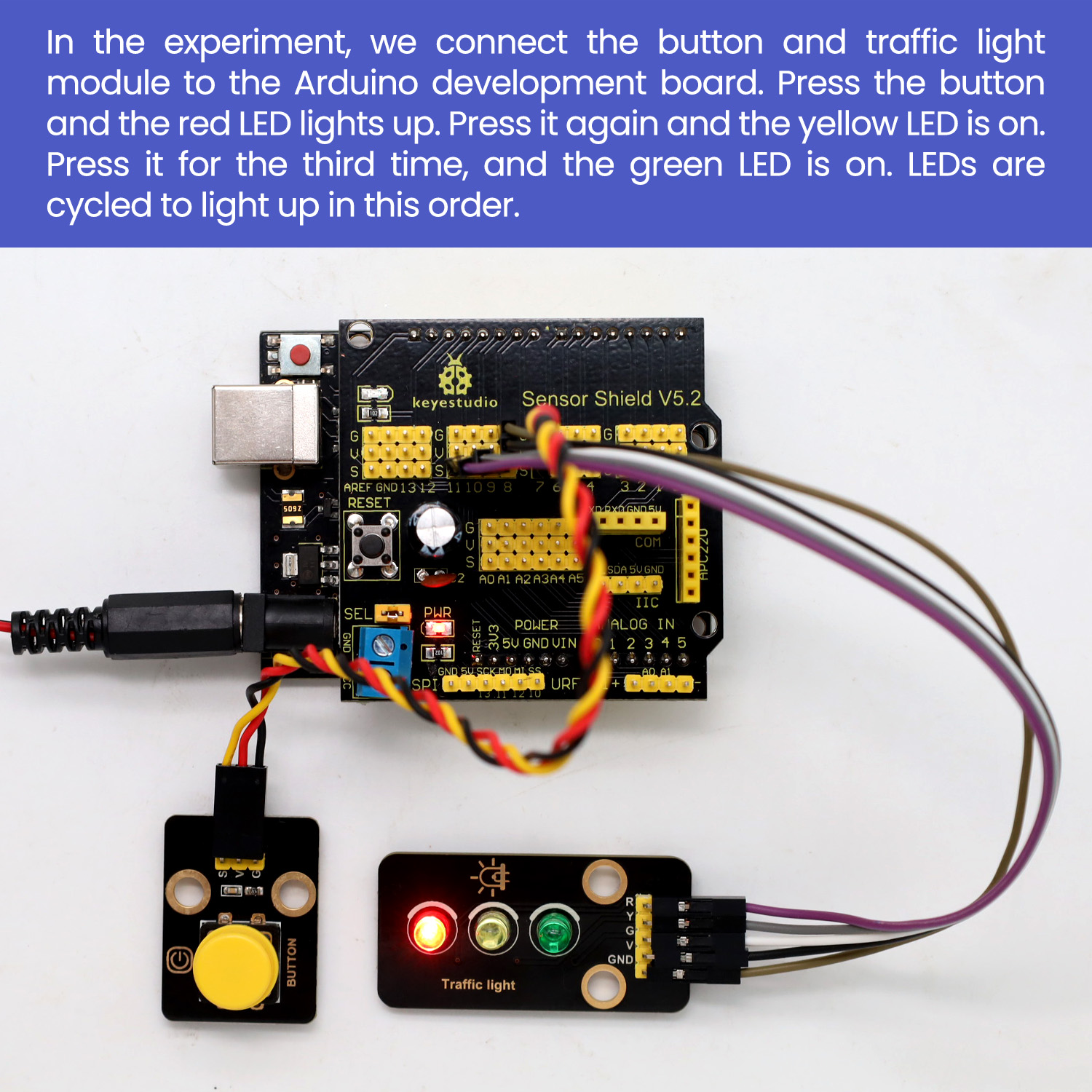 Keyestudio Traffic Light Modul - огляд і ціна Arduino Vending Machine Project