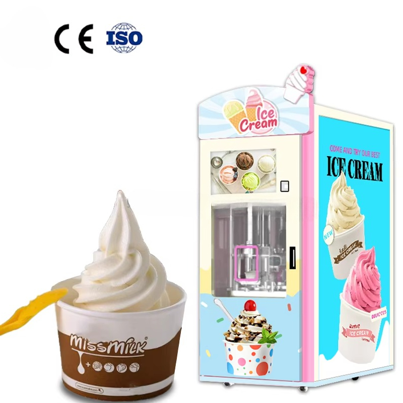 Fully Soft Ice Cream Machine C - огляд і ціна Commercial Vending Machine