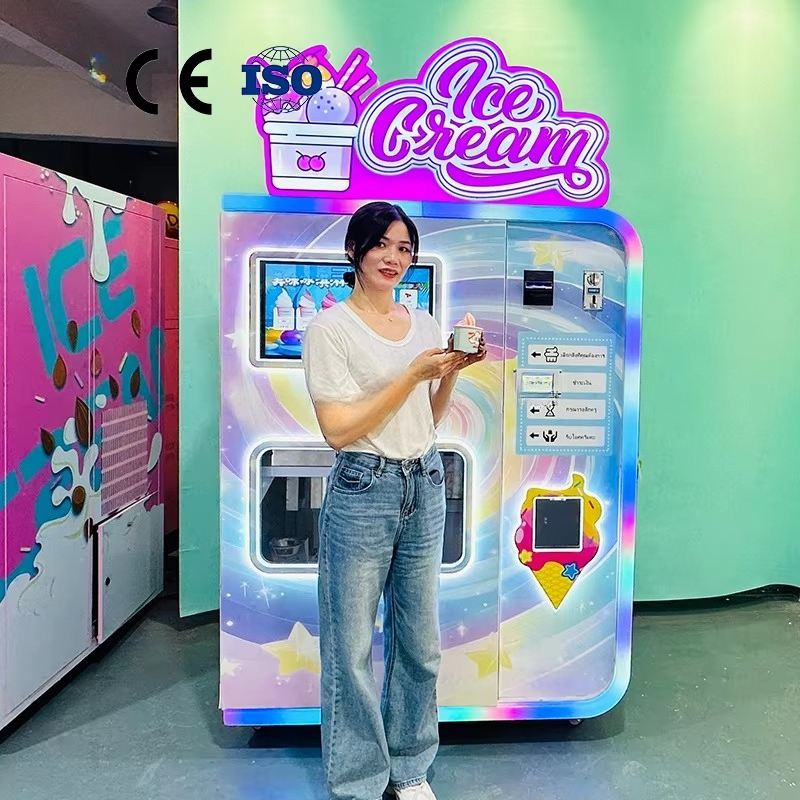 Fully Soft Ice Cream Machine C - огляд і ціна Commercial Vending Machine
