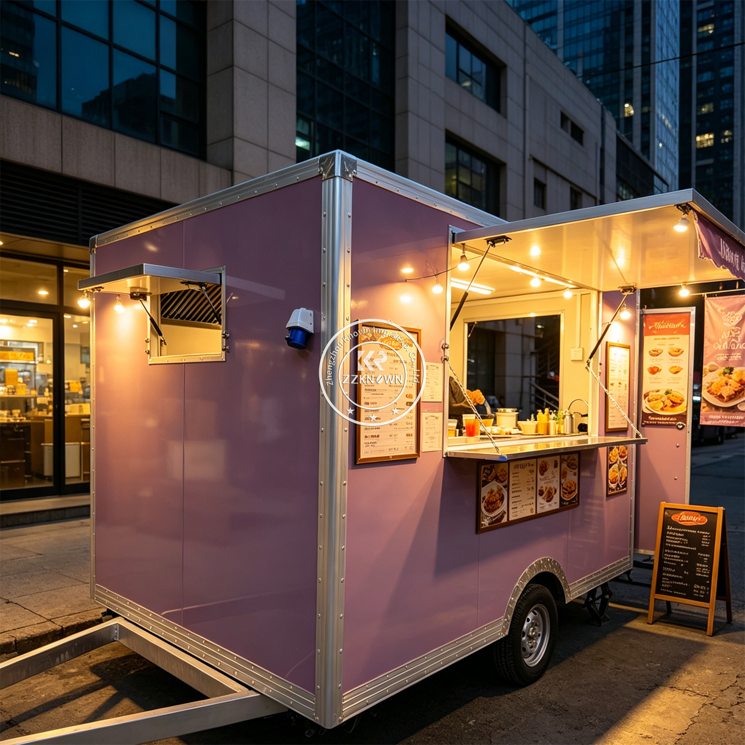 Mobile Fast Food Trailer Cart  - огляд і ціна Hot Dog Vending Cart