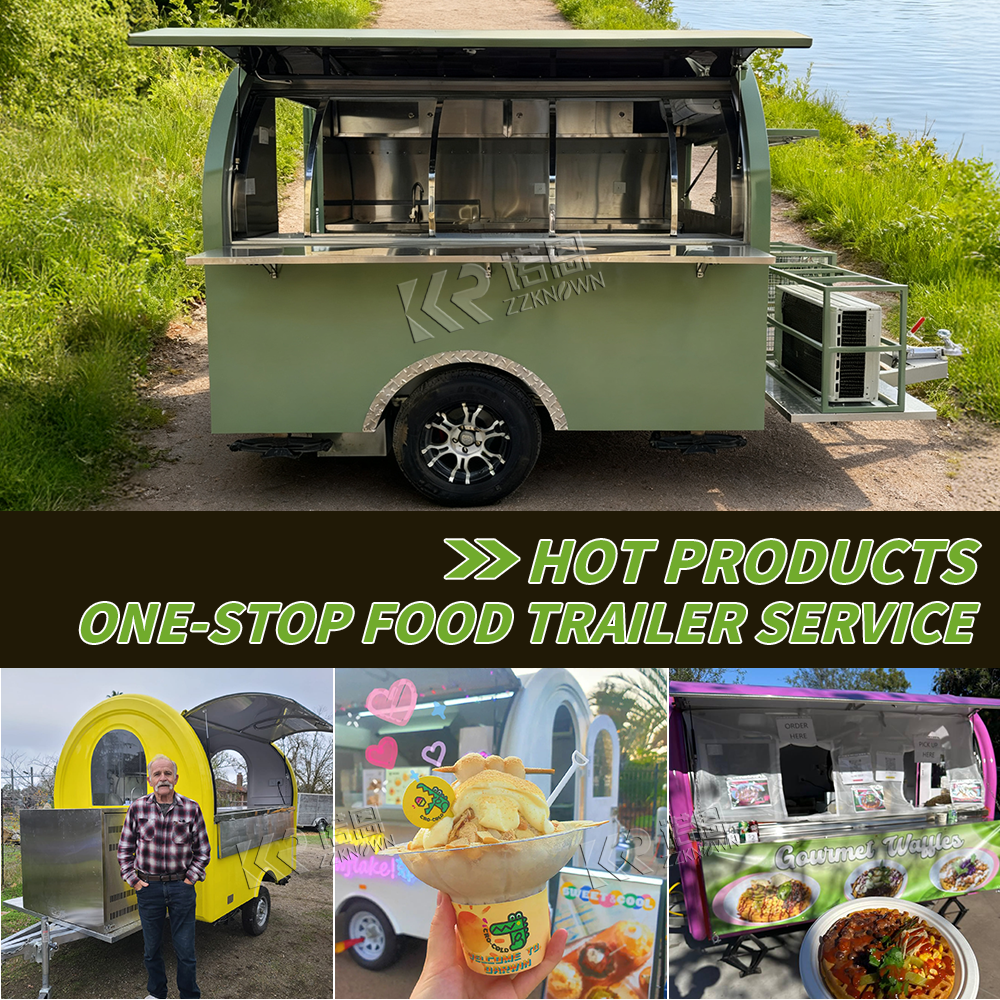 Luxury Mobile Food Truck Fully - огляд і ціна Hot Dog Vending Cart