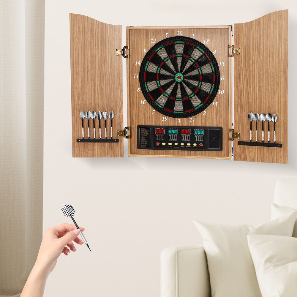 Take Aim Electronic Dart Machi - огляд і ціна Electronic Dartboard Cabinet