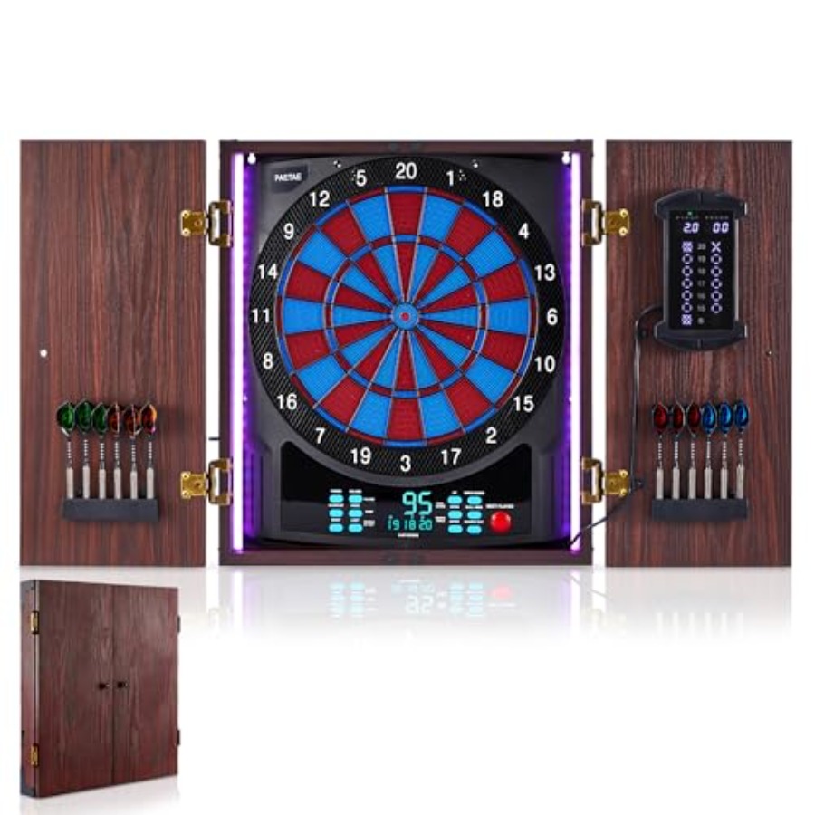 Electronic Dart Board with Cab - огляд і ціна Electronic Dartboard Cabinet