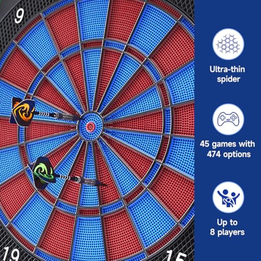 Electronic Dart Board with Cab - огляд і ціна Electronic Dartboard Cabinet