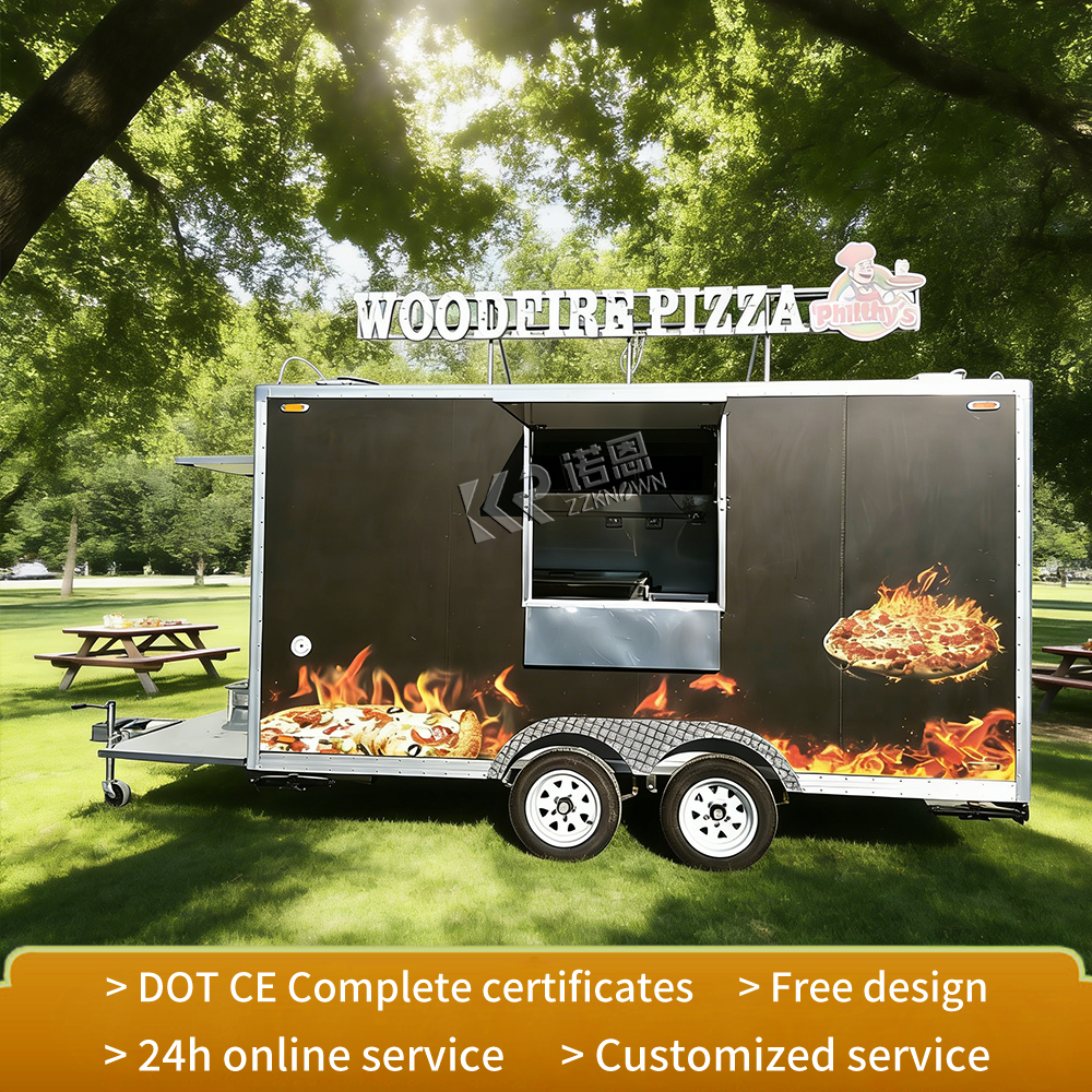 Customized Mobile Food Trailer - огляд і ціна Hot Dog Vending Cart