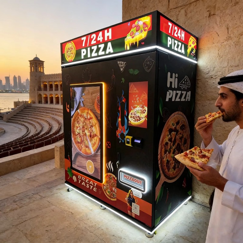 Custom Pizza Vending Machine S - огляд і ціна Vending Machine Qr Code