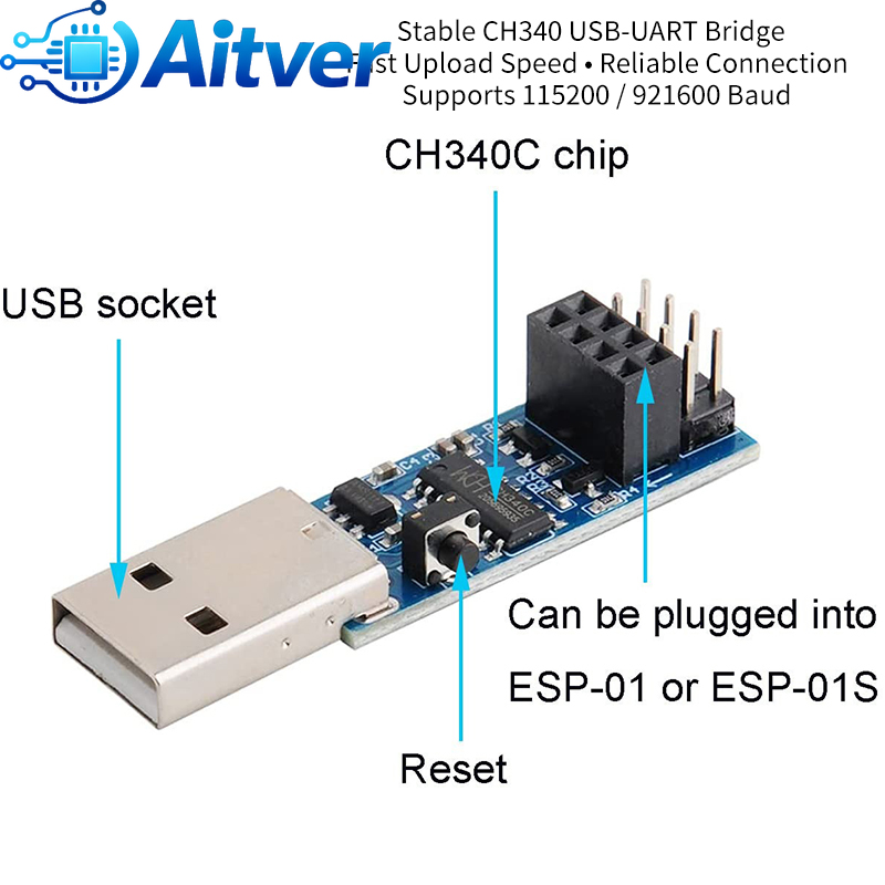 ESP01 Programmer Adapter USB t - огляд і ціна Arduino Vending Machine Project