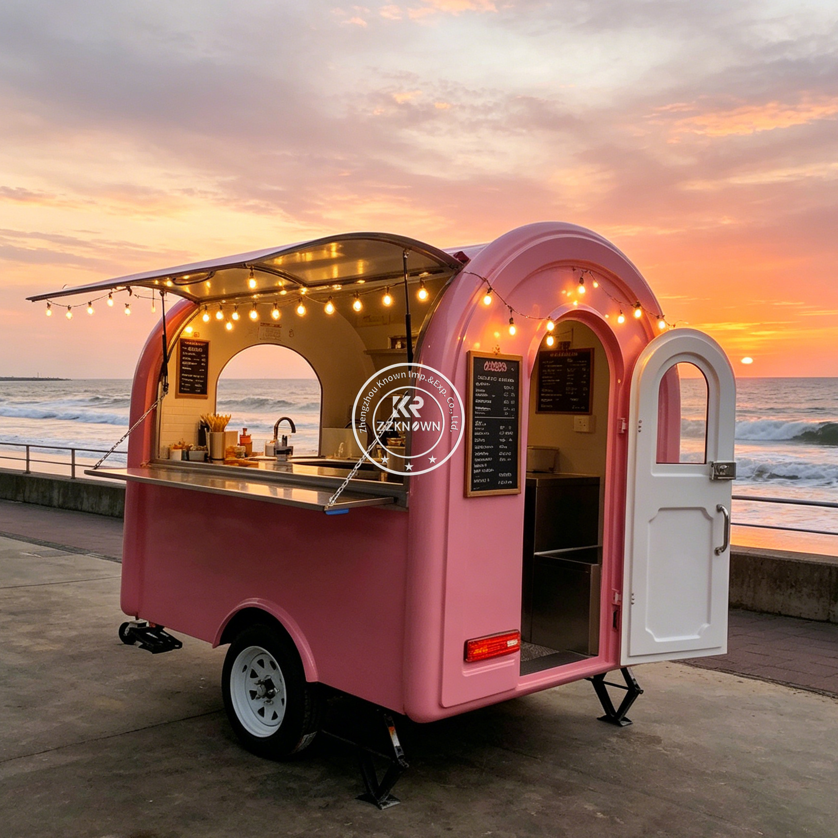 Street Mobile Food Trailer Hot - огляд і ціна Hot Dog Vending Cart