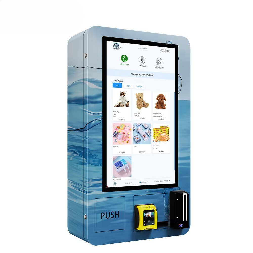 Small Metal Drinks Desktop Ven - огляд і ціна Vending Machine Qr Code