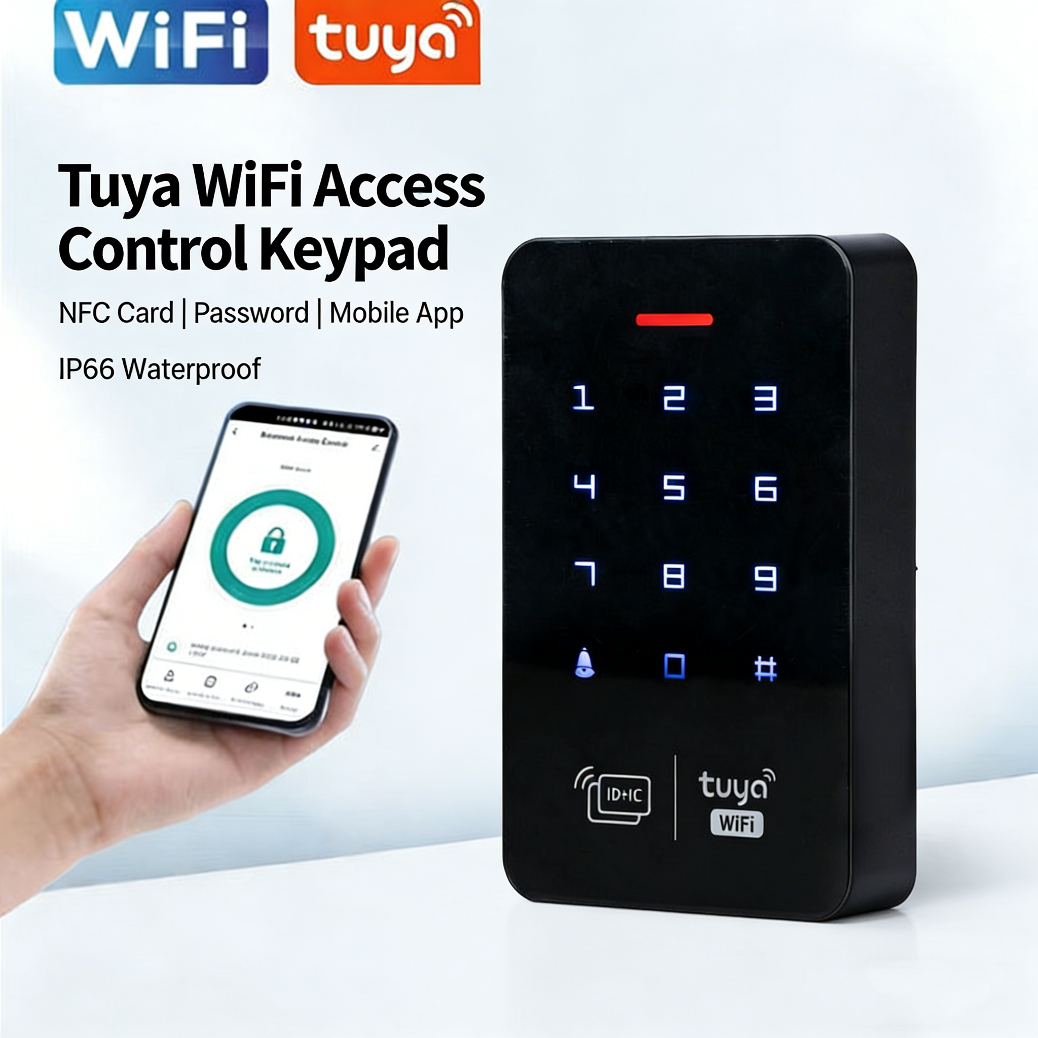 Tuya Wifi Door Access Control  - огляд і ціна Nfc Card Reader Vending