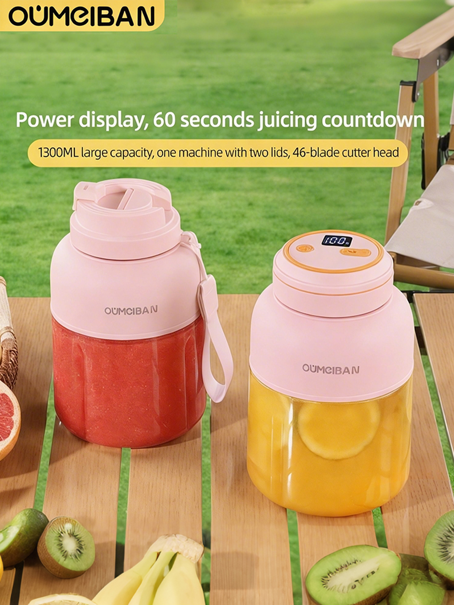 1300ML Portable Juicer, Fresh  - огляд і ціна Fruit Slot Machine