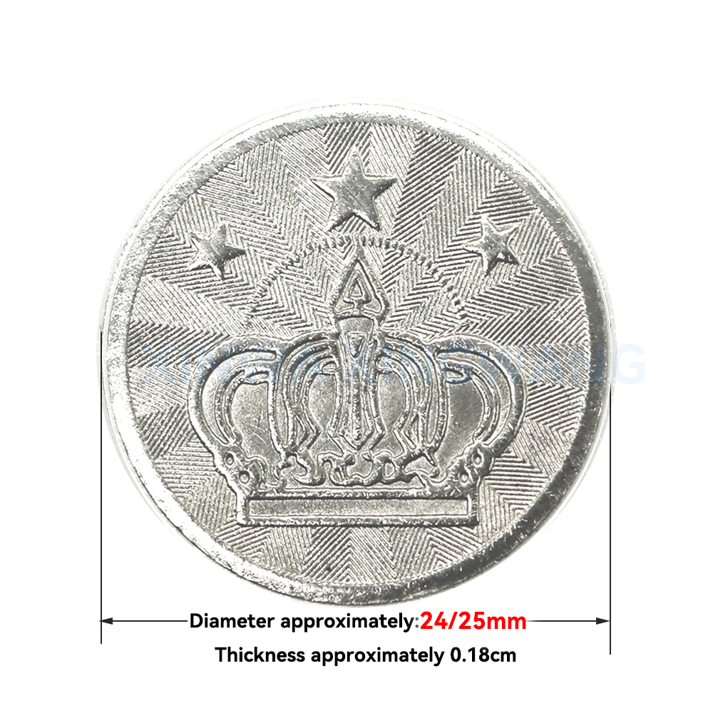 100PCS  Coins Tokens Stainless - огляд і ціна Arcade And Vending
