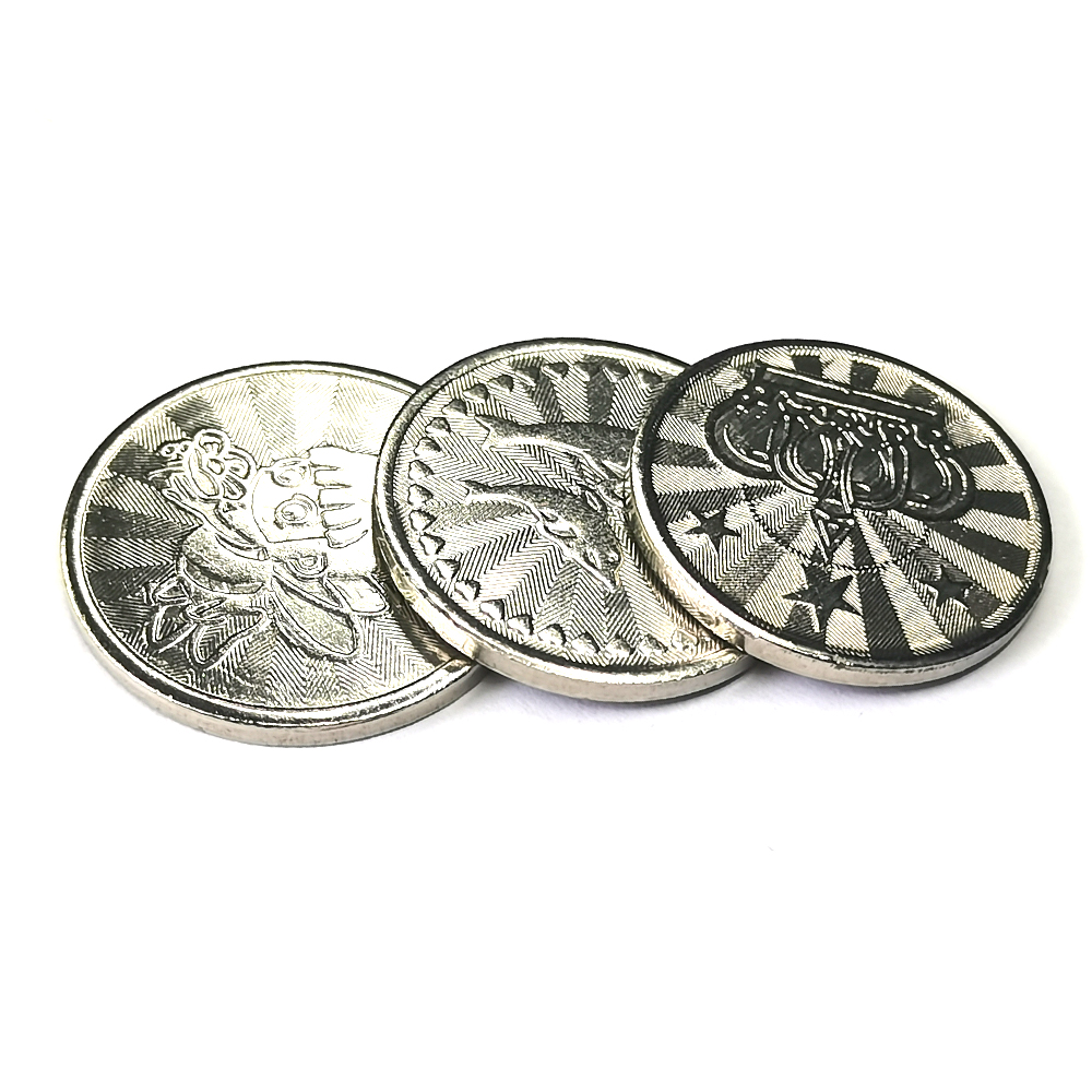 100PCS  Coins Tokens Stainless - огляд і ціна Arcade And Vending