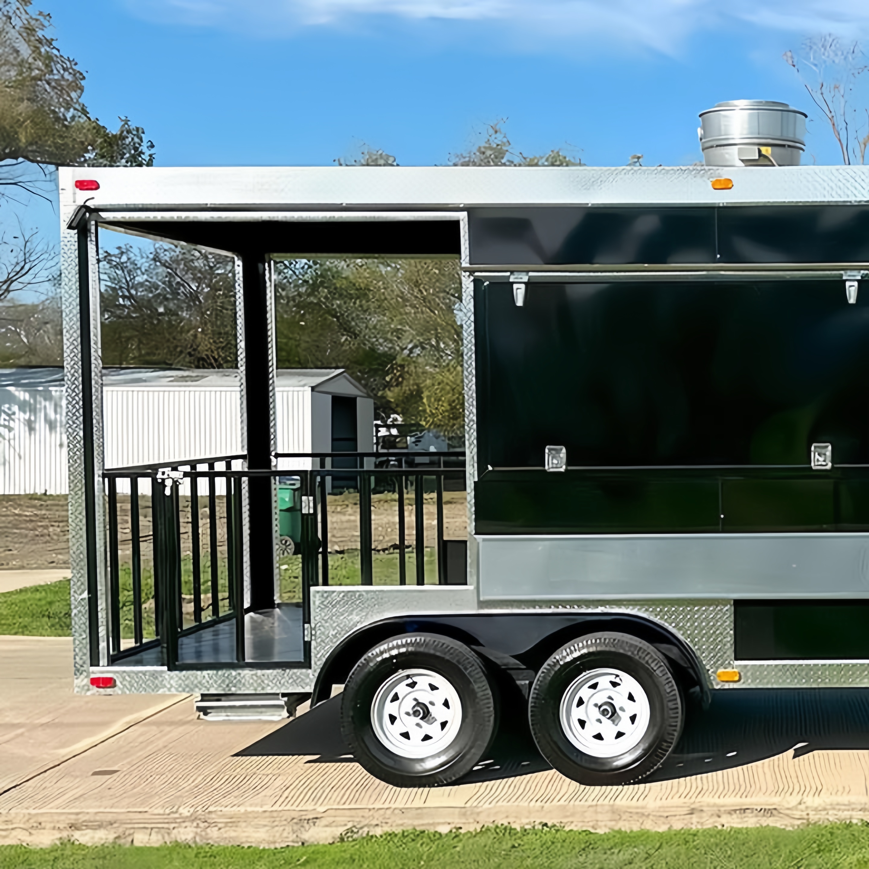 Outdoor Mobile Food Truck Trai - огляд і ціна Hot Dog Vending Cart