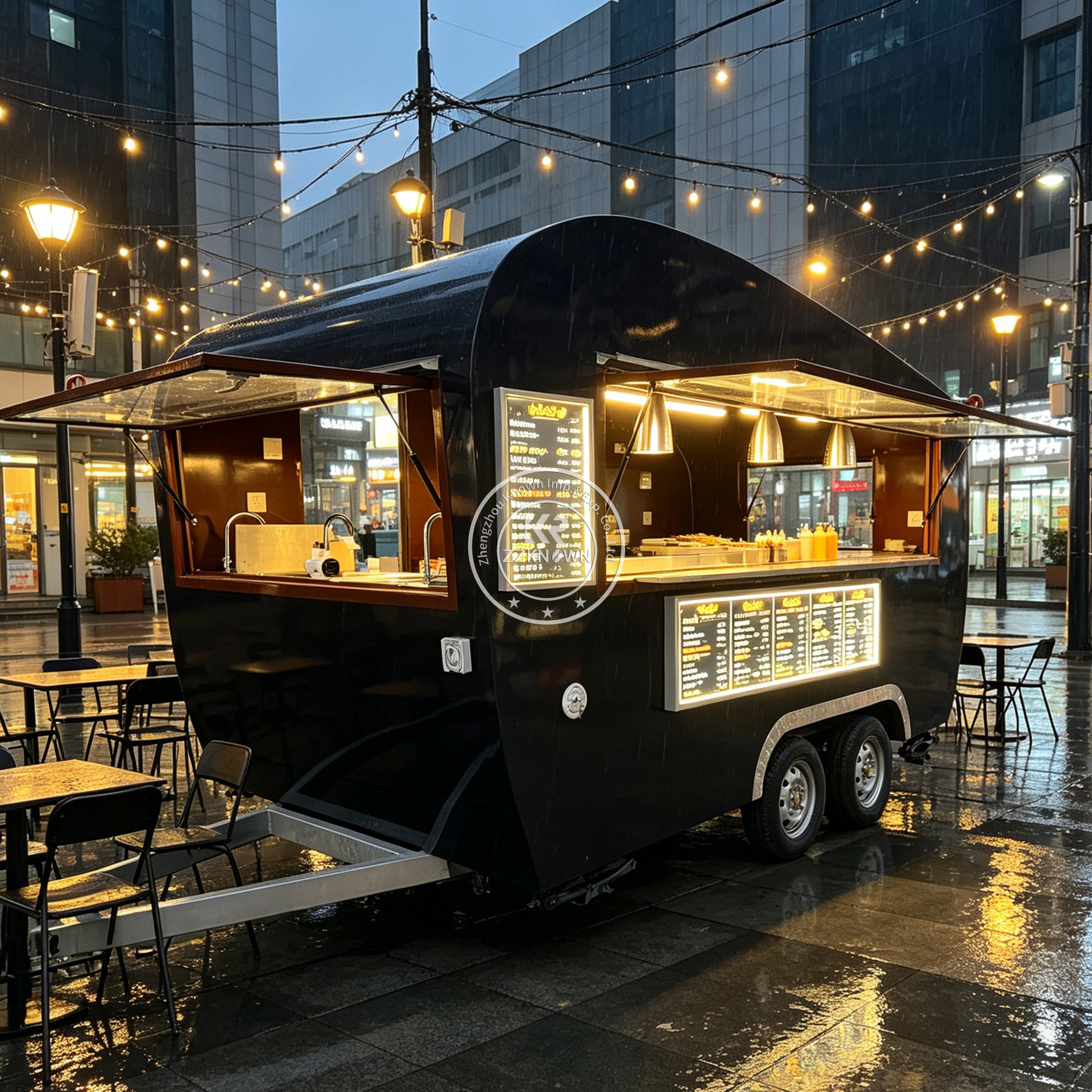 Outdoor Mobile Coffee Bubble T - огляд і ціна Hot Dog Vending Cart