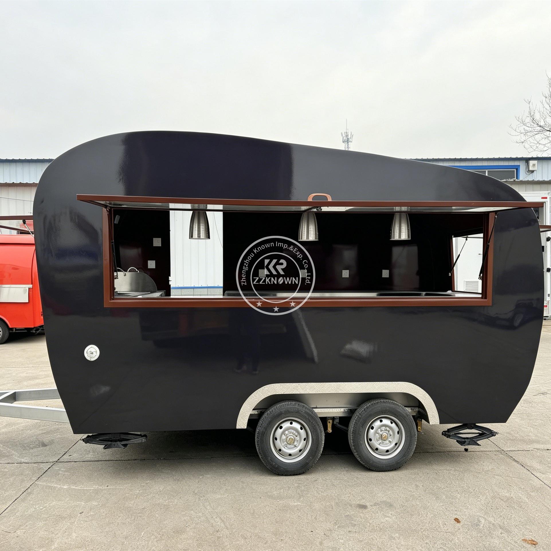 Outdoor Mobile Coffee Bubble T - огляд і ціна Hot Dog Vending Cart