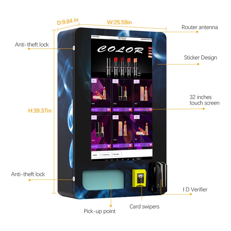 Export Wall-mounted Mini Cigar - огляд і ціна Vending Machine Qr Code