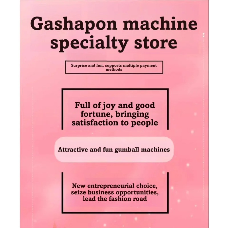 Commercial Large Gashapon Caps - огляд і ціна Vending Machine Qr Code