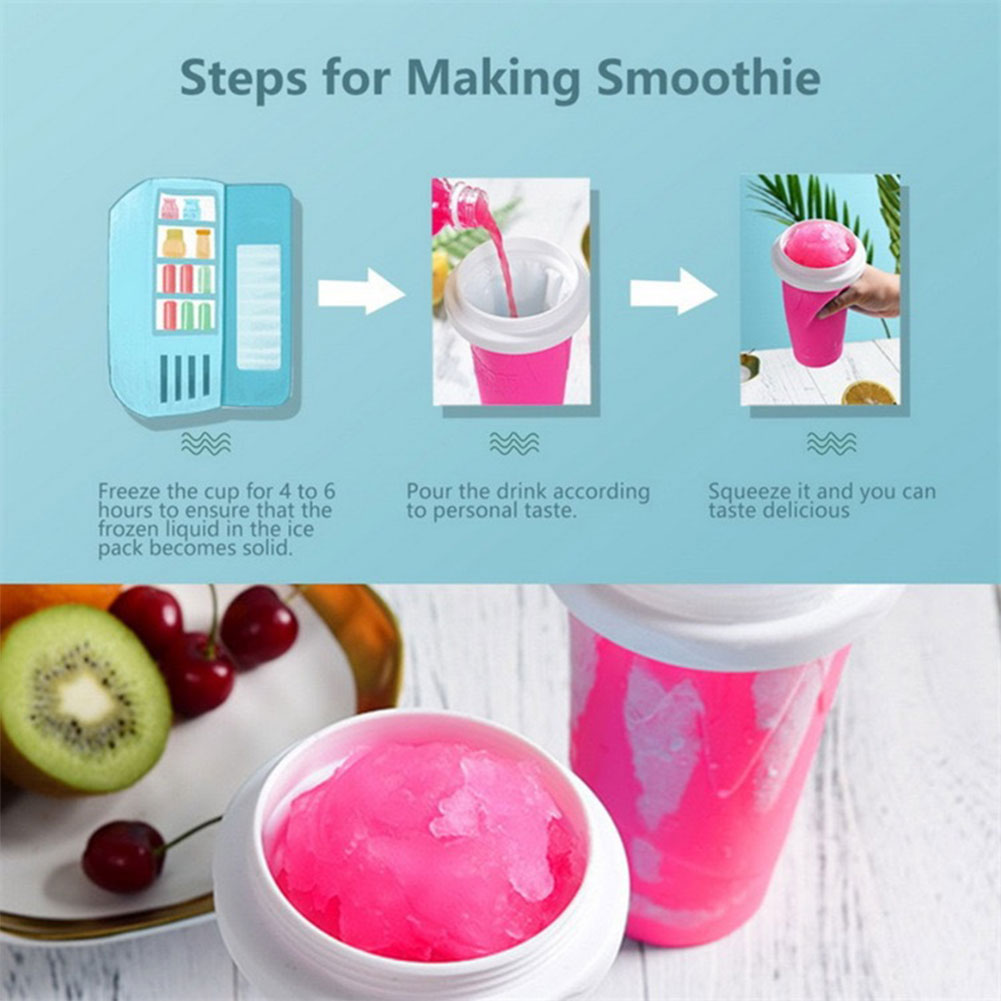 300ML Smoothies Squeeze Cup Qu - огляд і ціна Slushie Machine Vending