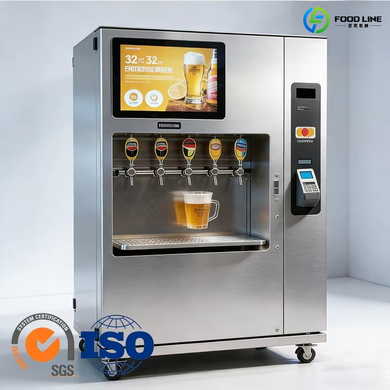 Self-Service Metal Beer Vendin - огляд і ціна Vending Machine Qr Code