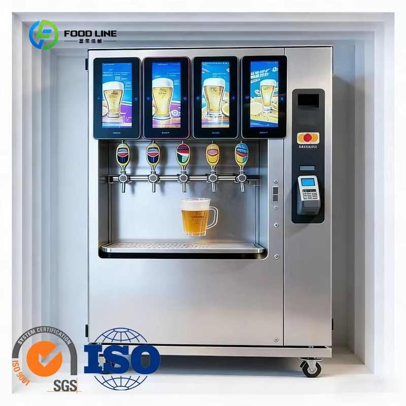 Self-Service Metal Beer Vendin - огляд і ціна Vending Machine Qr Code