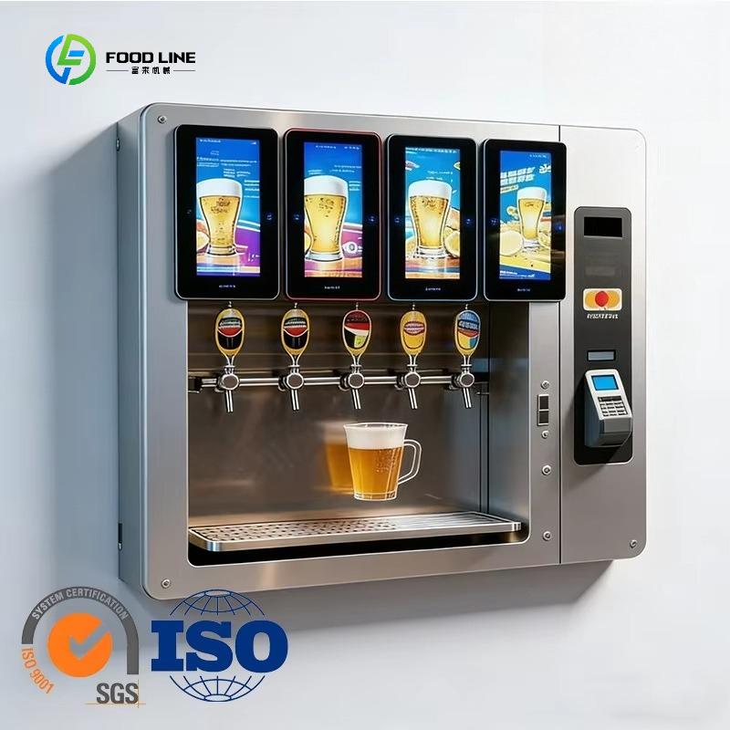 Self-Service Metal Beer Vendin - огляд і ціна Vending Machine Qr Code