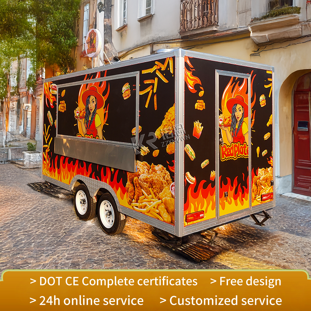 Customizable Food Trailer Manu - огляд і ціна Hot Dog Vending Cart