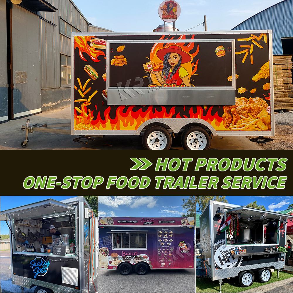 Customizable Food Trailer Manu - огляд і ціна Hot Dog Vending Cart