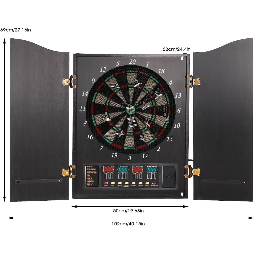Dartboard Cabinet Set Dart Boa - огляд і ціна Electronic Dartboard Cabinet