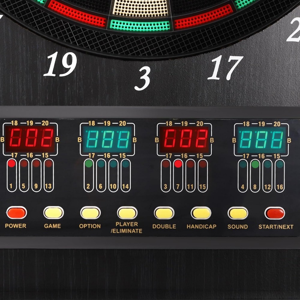 Dartboard Cabinet Set Dart Boa - огляд і ціна Electronic Dartboard Cabinet