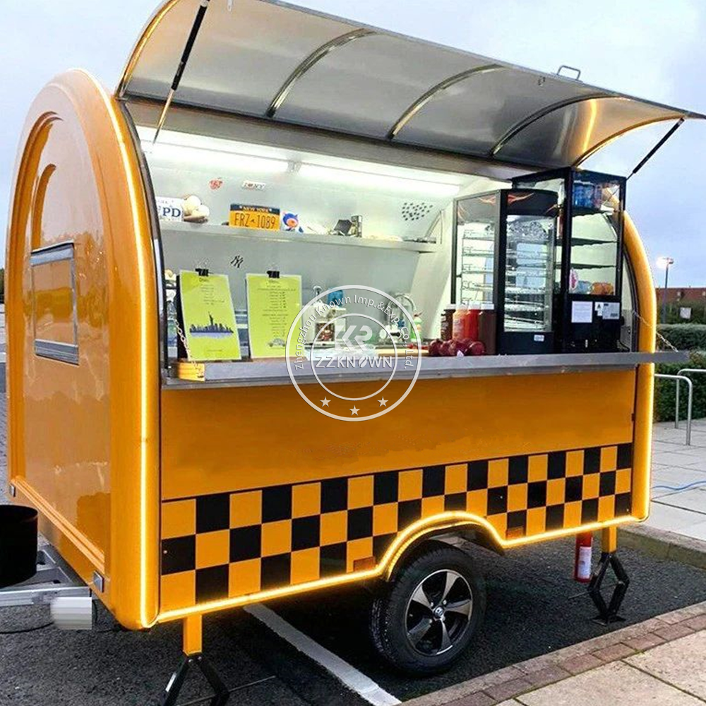 Custom Catering Trailer Mobile - огляд і ціна Hot Dog Vending Cart
