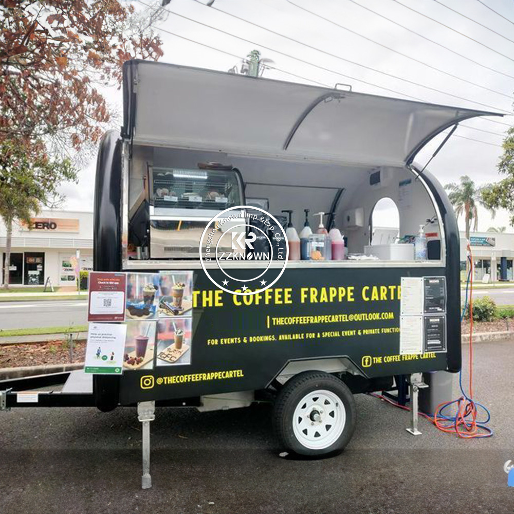 Custom Catering Trailer Mobile - огляд і ціна Hot Dog Vending Cart