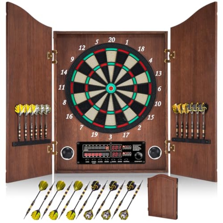 Electronic Dart Board, Decorat - огляд і ціна Electronic Dartboard Cabinet