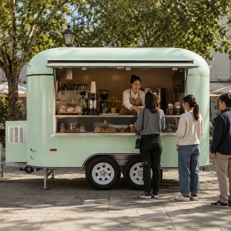 Food Cart Mobile Trailer Custo - огляд і ціна Hot Dog Vending Cart