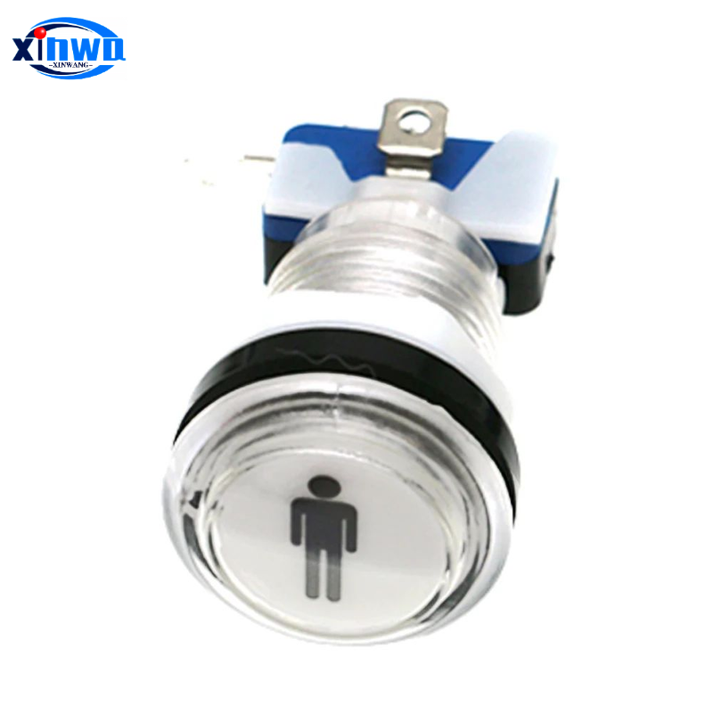 5V 12V Light Push Button 33mm  - огляд і ціна Arcade Button Pcb
